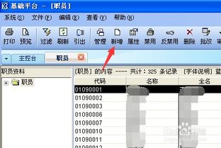金蝶,职员,引入,档案