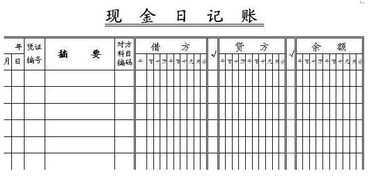 金蝶现金日记账的三种做法