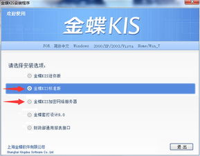 金蝶kis标准版怎么装不上