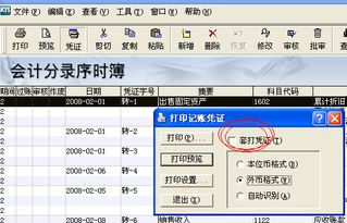 金蝶迷你版度打印