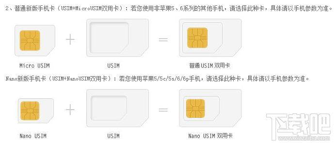 USIM双用卡 USIM双用卡